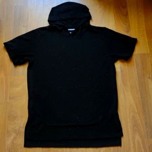 Mens short sleeve hoodie